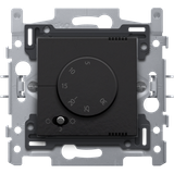 Electronic thermostat, piano black coated