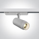 WHITE COB 15W WW TRACK SPOT 20-60deg ADJUSTABLE BEAM 230V