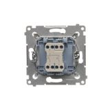 Triple surface mounted box, Gold matt, metalic
