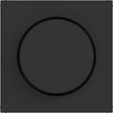 Rotary dimmer cover, A.x/C.x, matte night black