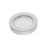 LED luminaire VASCO, recessed/surface-mounted, DC12V, 2.2 W, 3000K, cable mini AMP 2 m, aluminum