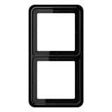 Cover Frame CD 2-Gang Black