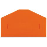 Separator plate 2.5 mm thick oversized orange