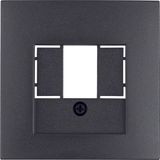 Centre plate TAE cut-out, push-out, B.3/B.7, ant., matt