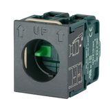 Contact block 2 N.O. with flange