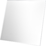 Glass satin pannel (mat) silver