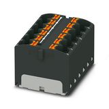 PTFIX 12X4-G BK - Distribution block