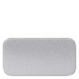 Self-adhesive labeling plate, label size 9.5x18.5 mm, silver-colored, icon: I*