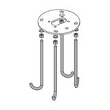 AMON FLANGE PLATE + ANCHORS