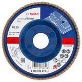 X431 flap disc, Standard for Metal 115 mm, 22.23 mm, 120