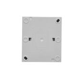 Single switch with indicator LED light, (module), Simon 24, IP20/IP44, 10AX, black matt