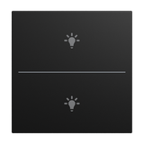 Cover as a 2-way button with "Blind" symbol Busch-balance® SI