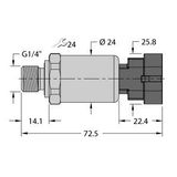 Pressure Transmitter With Current Output (2-Wire)   PT250R-2104-I2-AMPS1.5