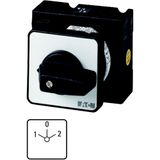 T3-4-8441/EZ Multi-speed switches, T3, 32 A, centre mounting, 4 contact unit(s), Contacts: 8, 60 °, maintained, With 0 (Off) position, 1-0-2, Design number 8441