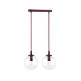 COSMO 2 BURGUNDY TRANSPARENT