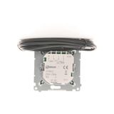 Smartphone-controlled dimmer for LED bulbs [Wi-Fi] - DIMMER, 2-200 W, 230V, (module), white matt, With two-way switch: Yes