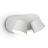 WHITE WALL SPOT 2x6W WW IP20 230V