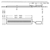 Recessed luminaires Creavo C HCL Lens White ETDD8 65W 5300lm Wall-Wash (WW) IK03 3 SDCM 7622862