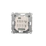 IP44 single socket outlet - transparent flap, black matt, 16A