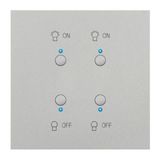 67582 Art d'Arnould universe Epure double light control MyHOME_Up - satin steel