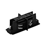 TRACK ON mechanical connector straight with stop black