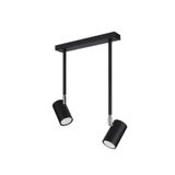 CEILING LAMP NORANO 2 BLACK GU10 2X40W IP20