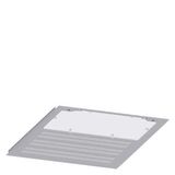 Roof plate for cable entry IP40 W: 600 mm D: 800 mm