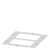 Floor plate for module inserts IP54, D: 400mm W: 350mm