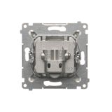 LED light indicator - white light, Bronze matt, metalic