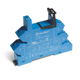 Blue terminal connection foot 230VAC for 35mm rail, 41.52/61/81 (93.52.8.230)