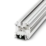 UK  5-TWIN WH - Feed-through terminal block
