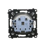 Digital thermostat with outer temperature sesnor, white