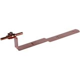 Roof conductor holder DEHNQUICK Cu for Rd 6-10mm with brace L 260mm cr