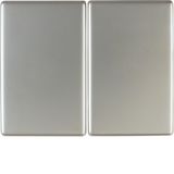 Rocker 2gang, K.5, stainless steel, metal matt finish