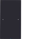 Touch sensor 1gang comf, intg bus coupling unit, KNX - R.3, glass blac