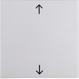 Rocker imprinted arrows symbol, S.1/B.3/B.7, p. white glossy
