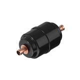 Hermetic filter drier, DCL, 03 cu.in., Steel Cu-plated