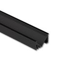 Built-in aluminum profile VK 21x11mm without diffuser black 2m