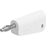 4 mm plug, screw connection, 2.5 mm², white, 64.1044-29
