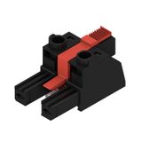 PCB plug-in connector, female plug, 7.62 mm, Number of poles: 2, 180°, Clamping yoke connection, Clamping range, max. : 10 mm², Box