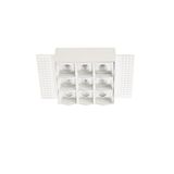 Downlight Bento Standard Square Trimless 18.3W LED warm-white 2700K CRI 90 33.8º White IP23 1378lm