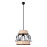 HANGING LAMP BRILO BLACK E27 1X15W IP20