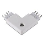 L-shaped connecting connector for RGB LED strips 10 mm