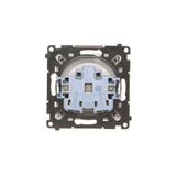 LED luminaire with motion sensor, 230V, Gold matt, metalic