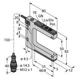 Photoelectric Sensor Bifurcated Retroreflective Sensor   SLM50B6QPMA
