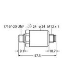 Pressure Transmitter With Current Output (2-Wire)   PT40R-2105-I2-H1144