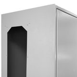 Wall-mount.modular 4A-42 T=400mm,back w.+swinghand.IP54