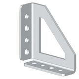 Mounting bracket for cable clamping rail, 1 pack=10 units