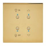 Art d'Arnould Epure MyHOME_Up light and shutter switch - mirror gold