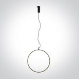 63152A/B/W BLACK RING 40cm 20W WW IP20 230V DIMMABLE